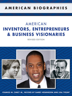 cover image of American Inventors, Entrepreneurs, and Business Visionaries, Revised Edition